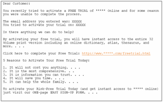 Case Study 1 - 1 hour version of email (truncated)