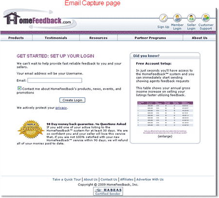 Case Study 1: The Next Test - Email Capture