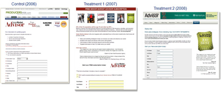 Caste study 2: landing page timeline
