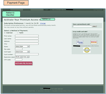 Case Study 2 - Treatment 1: Payment Page