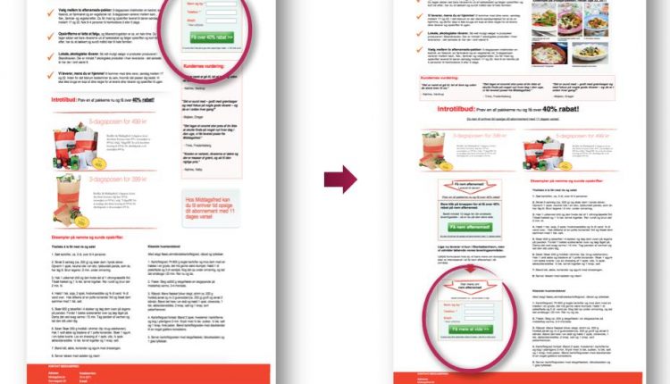 CTA test placement