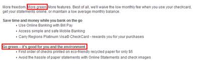 Landing Page Optimization Go Green