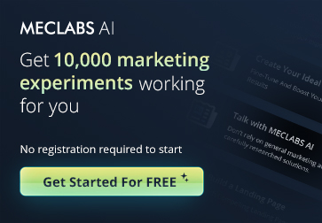 Use MECLABS AI for FREE (for now)