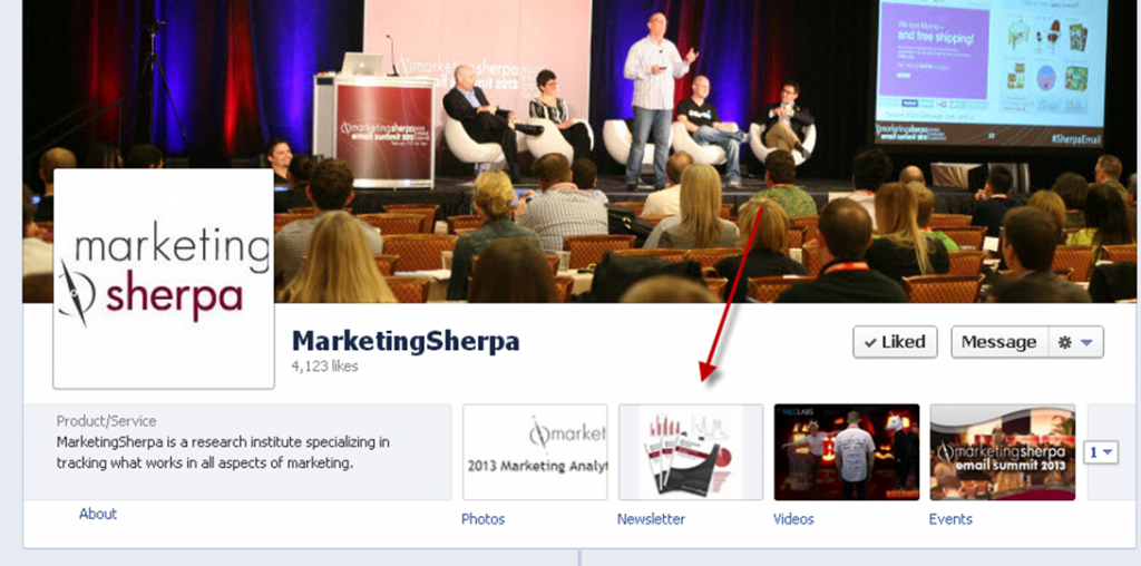 MarketingSherpa Facebook