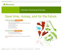 Regions Bank Page for Landing Page Optimization