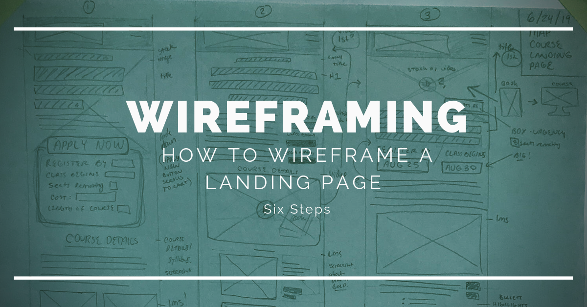 How to Wireframe a Landing Page: 6 steps