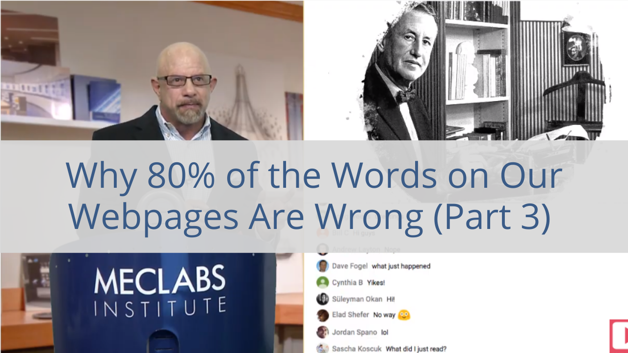 Why 80% of the Words on Our Webpages Are Wrong (Part 3): 4 elements that increase funnel momentum