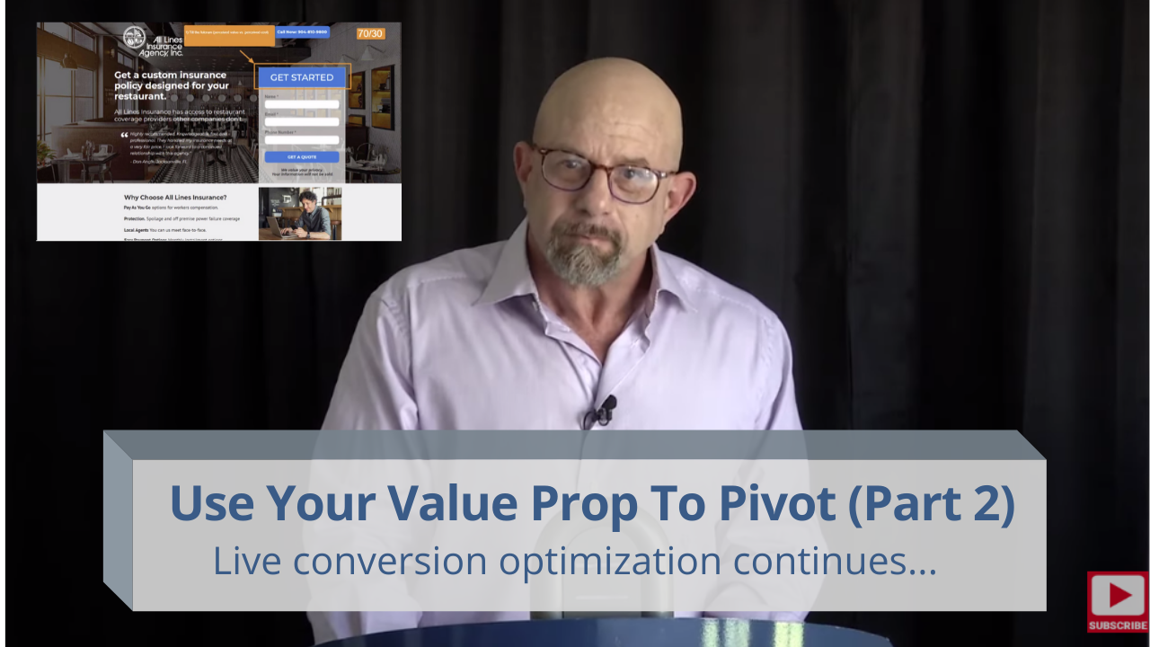 Use Your Value Prop to Pivot: LIVE optimization to help with marketing amid coronavirus (Pt 2)