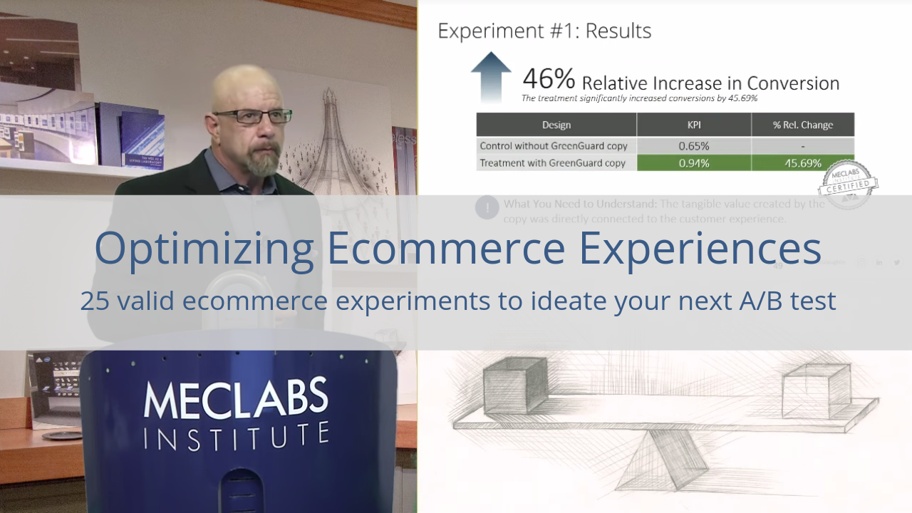 Optimizing Ecommerce Experiences: 25 valid ecommerce experiments to ideate your next A/B test