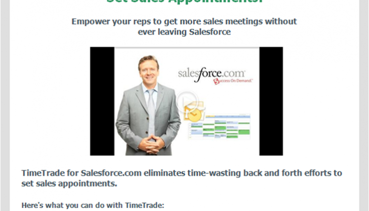 Time trade email optimization sample