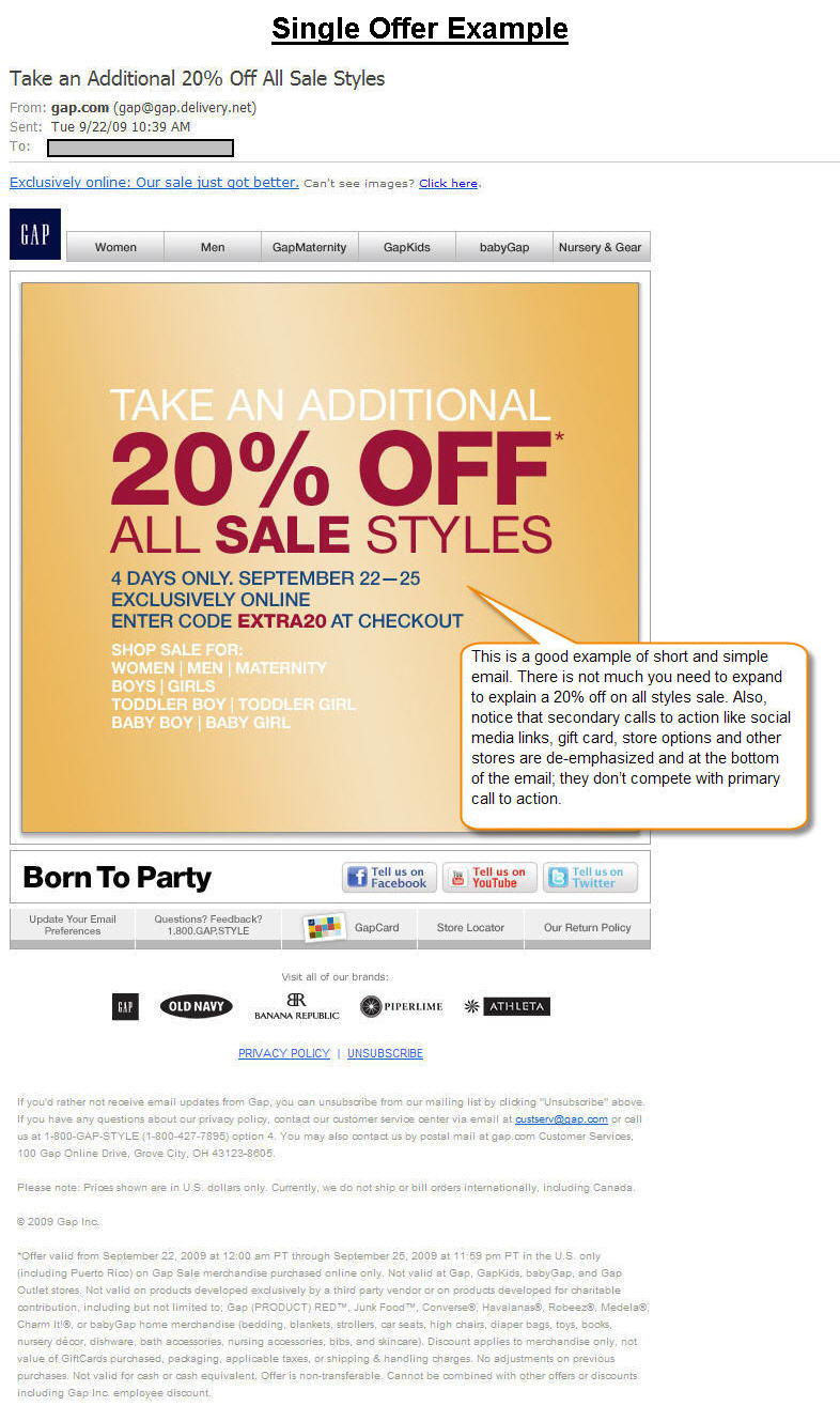 gapemail MarketingExperiments