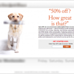 Orignal product offer page