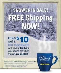 tafford email promotion 2